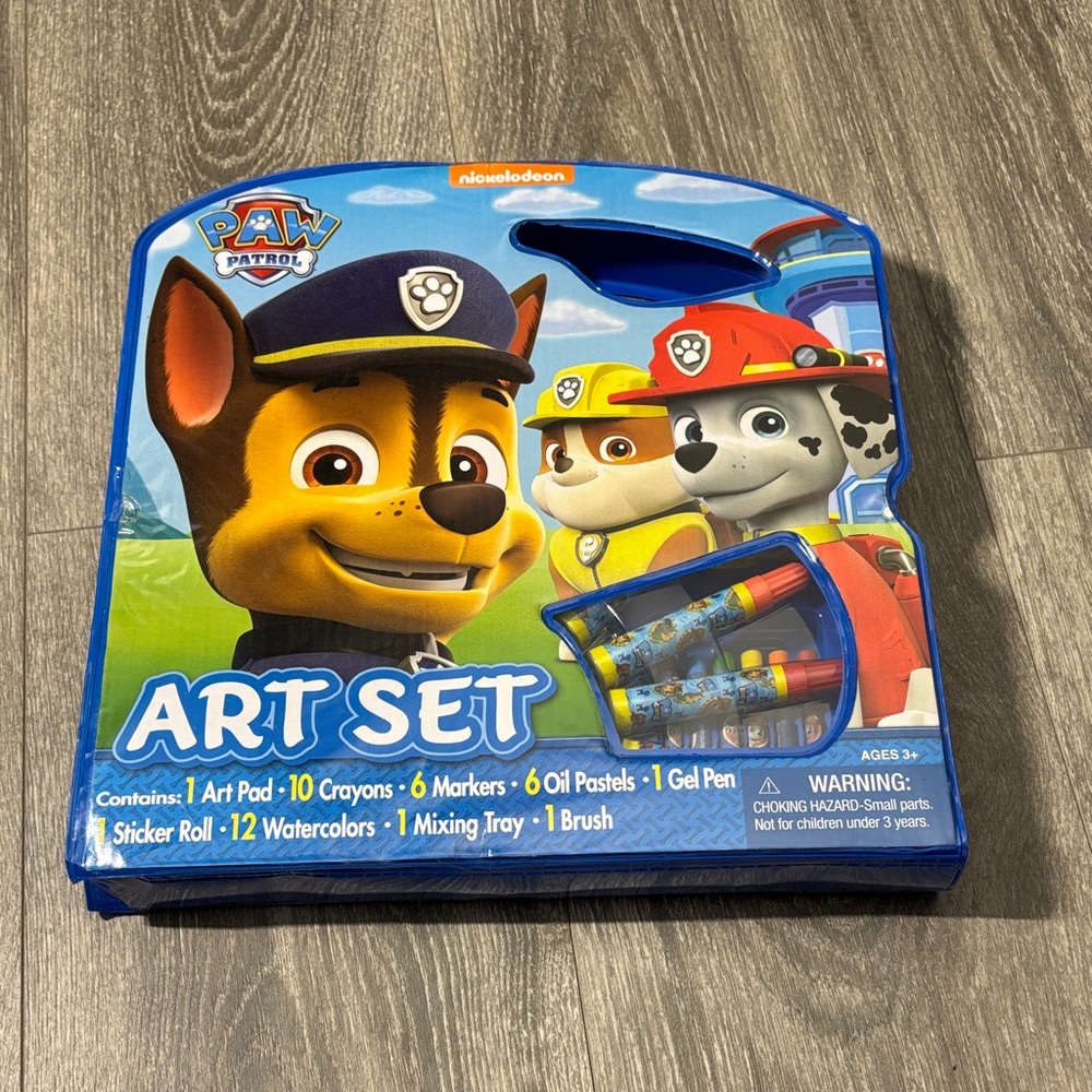 Nickelodeon Paw Patrol Blue Art Set with Multicolor Supplies